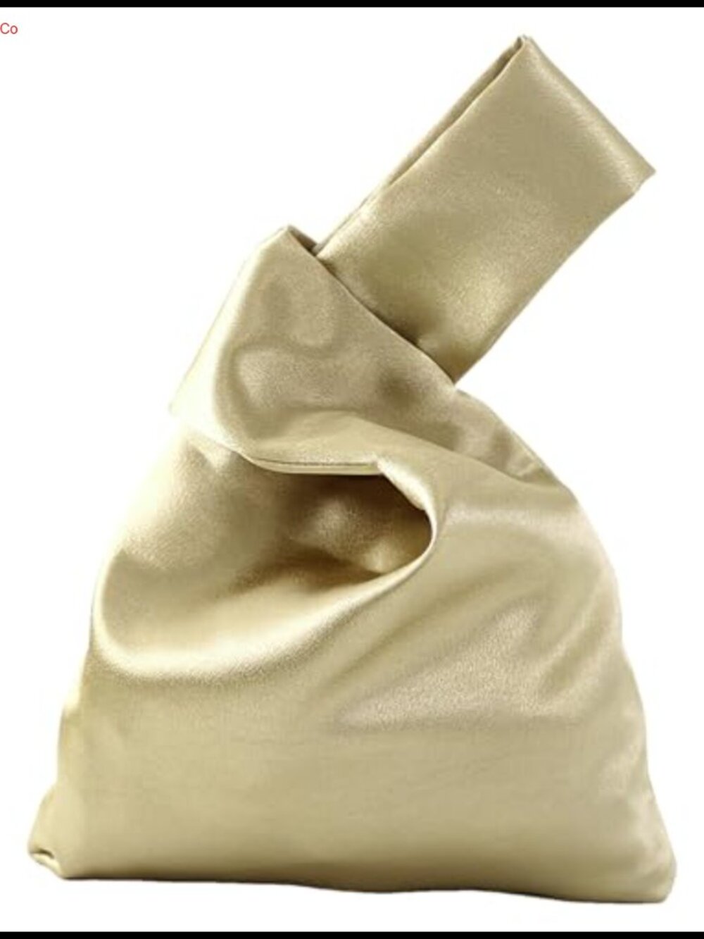 Small Satin Wrist Knot Bag Women Wedding Guest Purse Handmade